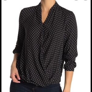 Adrianna Papell Wrap Front Blouse